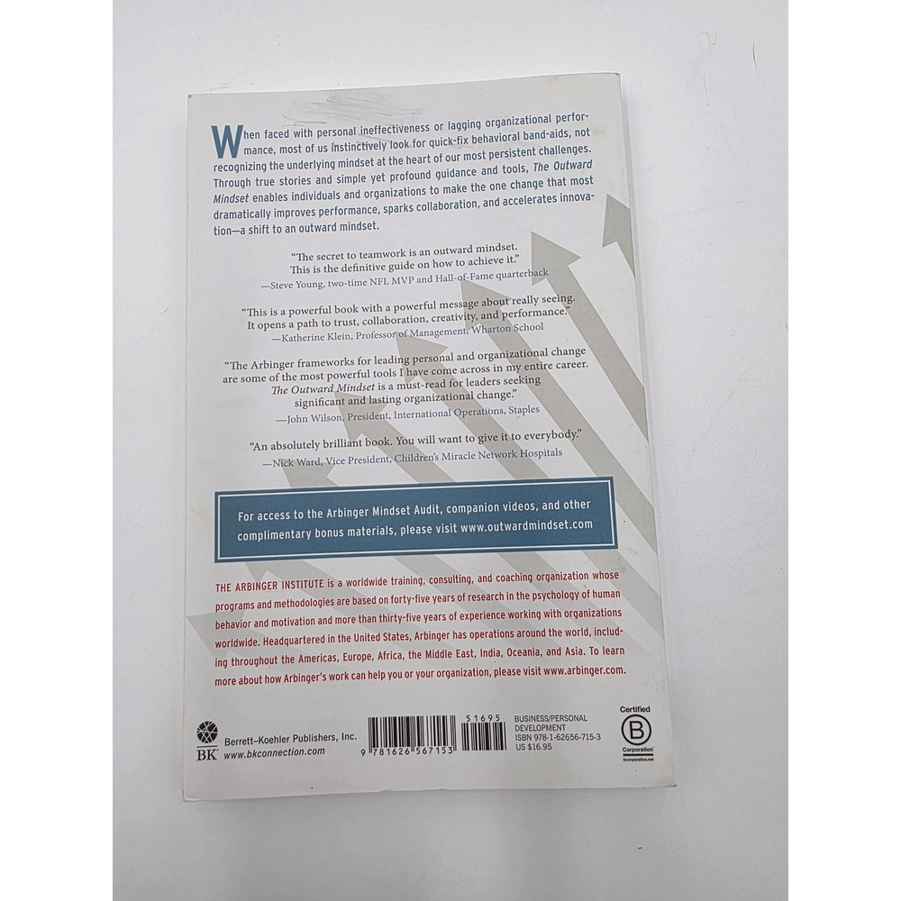 Outward Mindset Seeing Beyond‎ Ourselves  Arbinger Institute Business Leadership - Picture 4 of 5